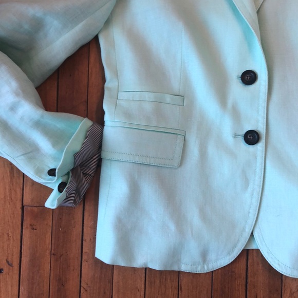 EUC J Crew linen blazer - Picture 4 of 5